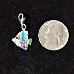 925 silver fish charm